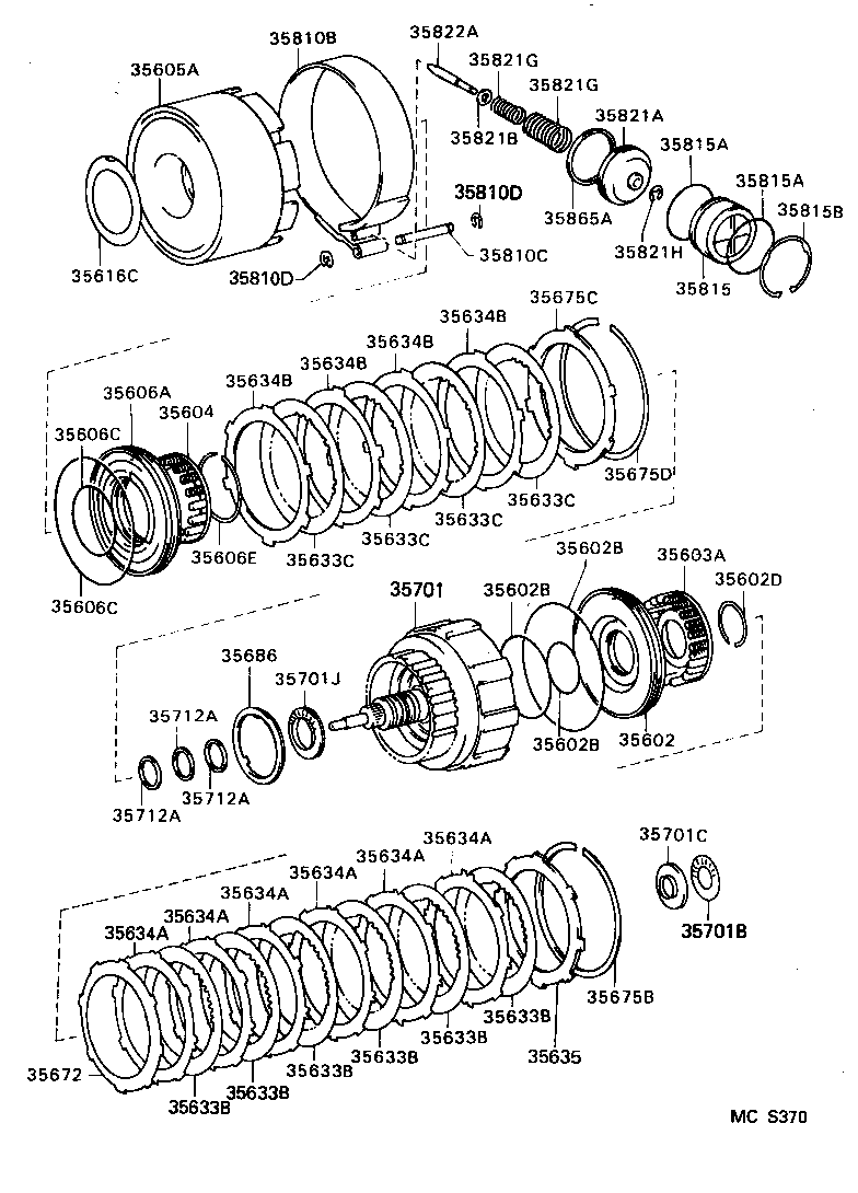 35677-26010 DISC, CLUTCH (FOR FORWARD MULTIPLE DISC CLUTCH) product image