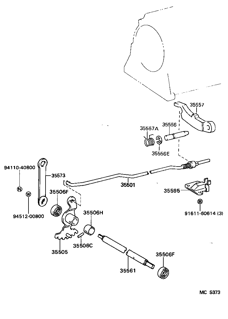 35523-35180 CLAMP, THROTTLE CABLE product image