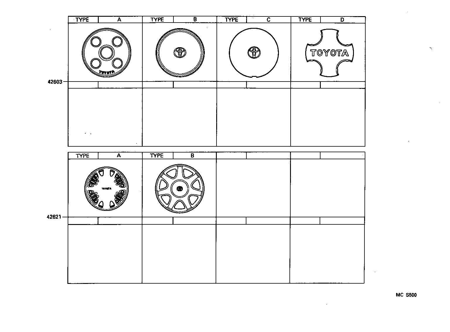 42602-13010 CAP, WHEEL product image