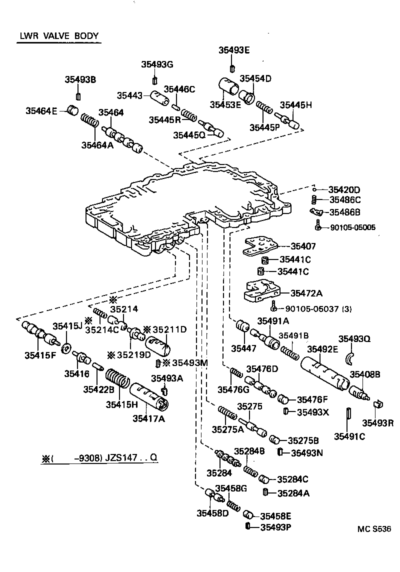 35406-30021 PLATE SUB-ASSY, VALVE BODY product image