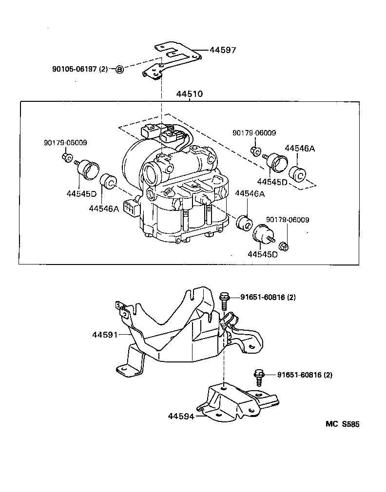 47311-28241 TUBE, FRONT BRAKE, NO.1 product image