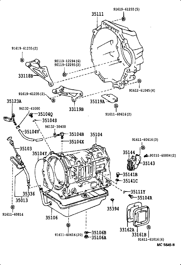 35103-36070 GAGE SUB-ASSY, TRANSMISSION OIL LEVEL product image