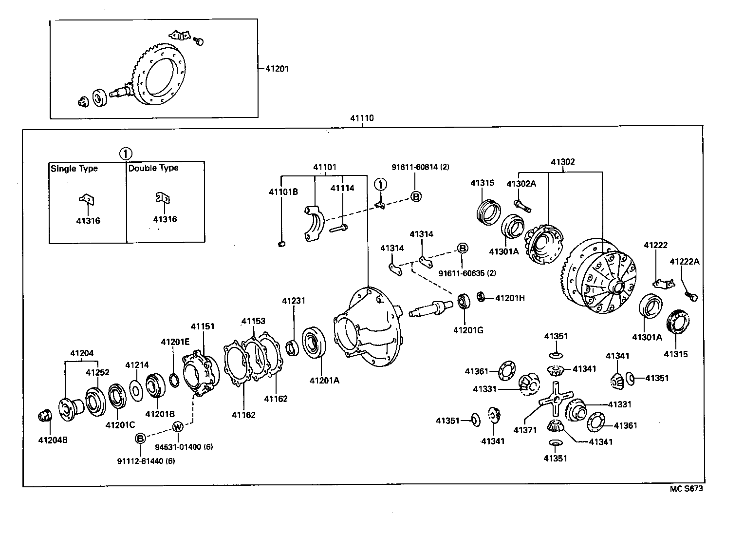 42110-36751 HOUSING ASSY, REAR AXLE product image