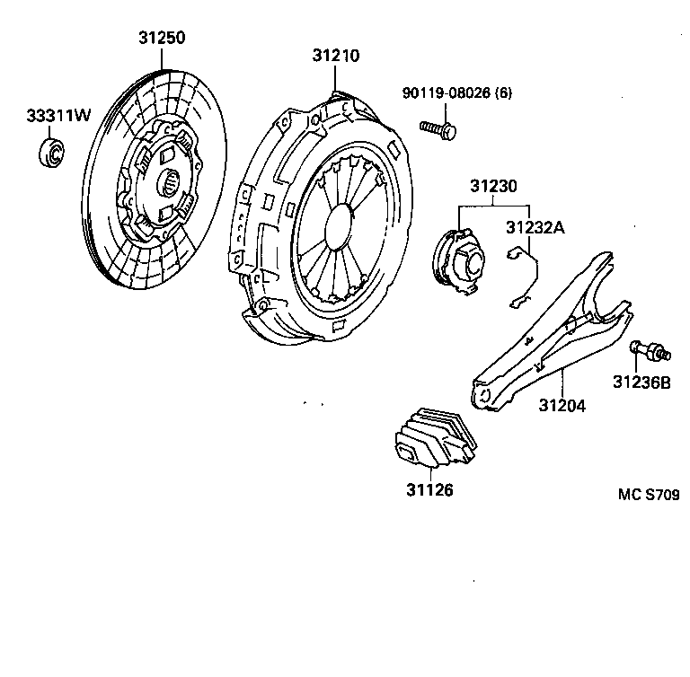 90033-63028 BEARING (FOR INPUT SHAFT) product image
