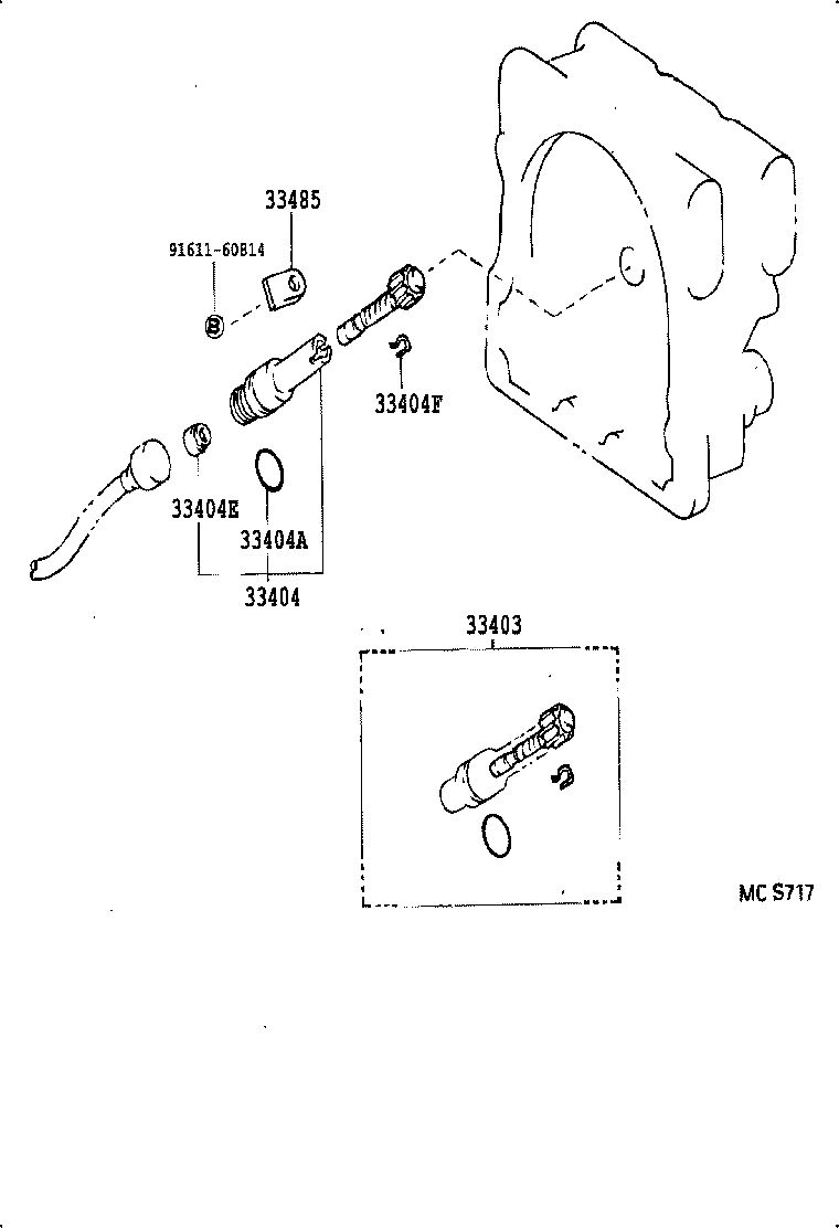 33482-39465 GEAR SUB-ASSY, SPEEDOMETER DRIVEN (MTM) product image