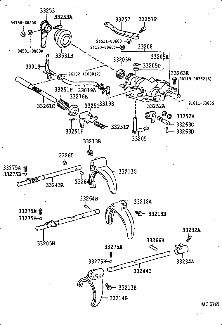 33234-37010 HEAD, GEAR SHIFT, NO.3 product image