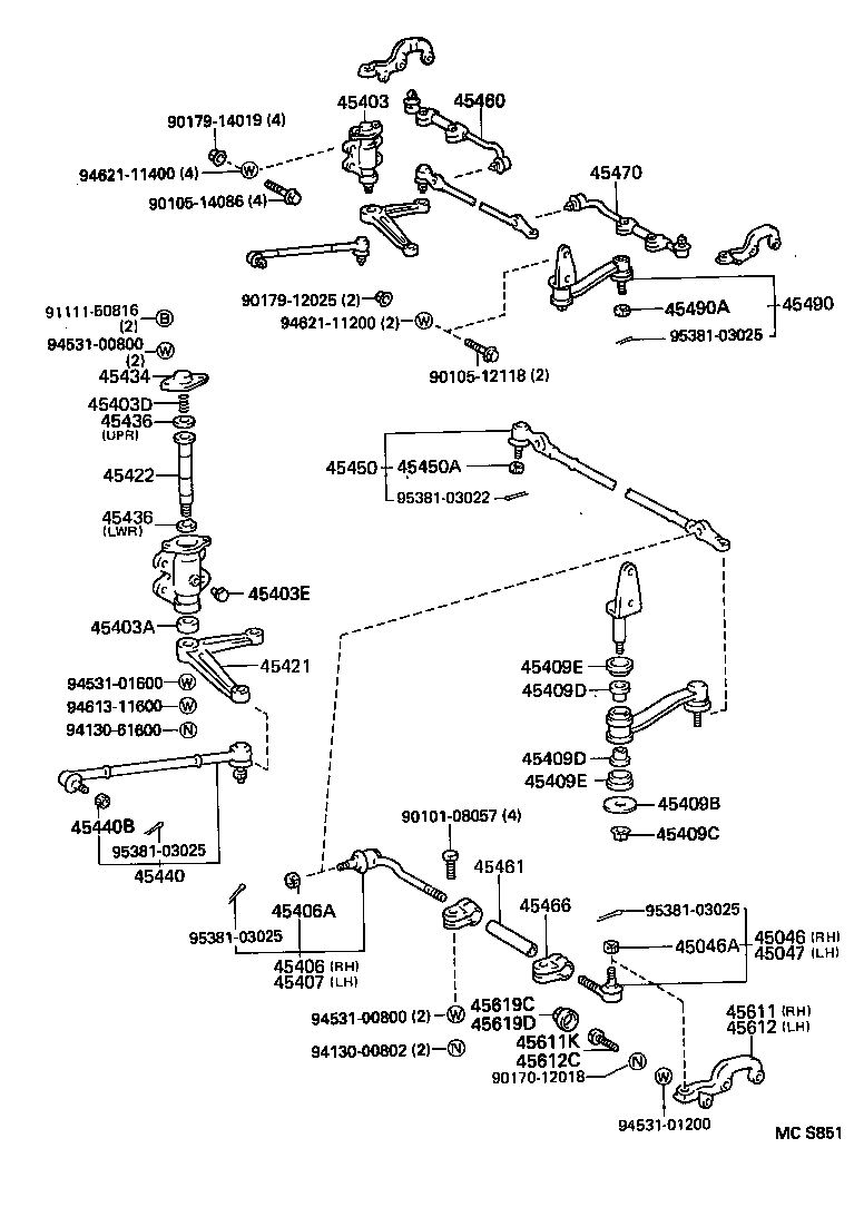 45503-29655 END SUB-ASSY, STEERING RACK product image