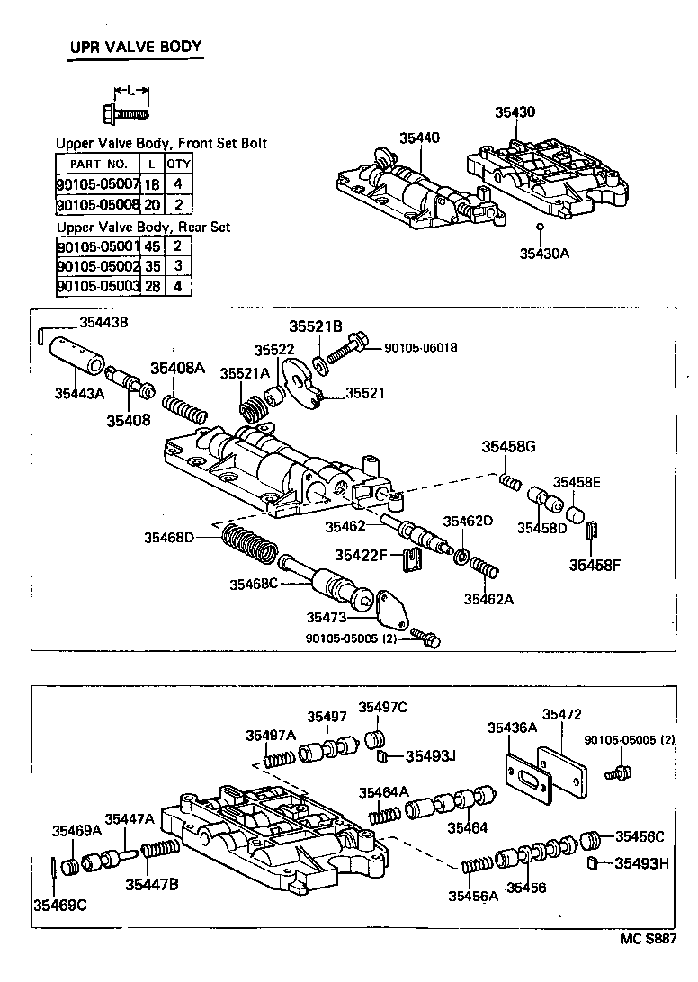 35432-25010 PLATE, VALVE BODY, NO.1 product image