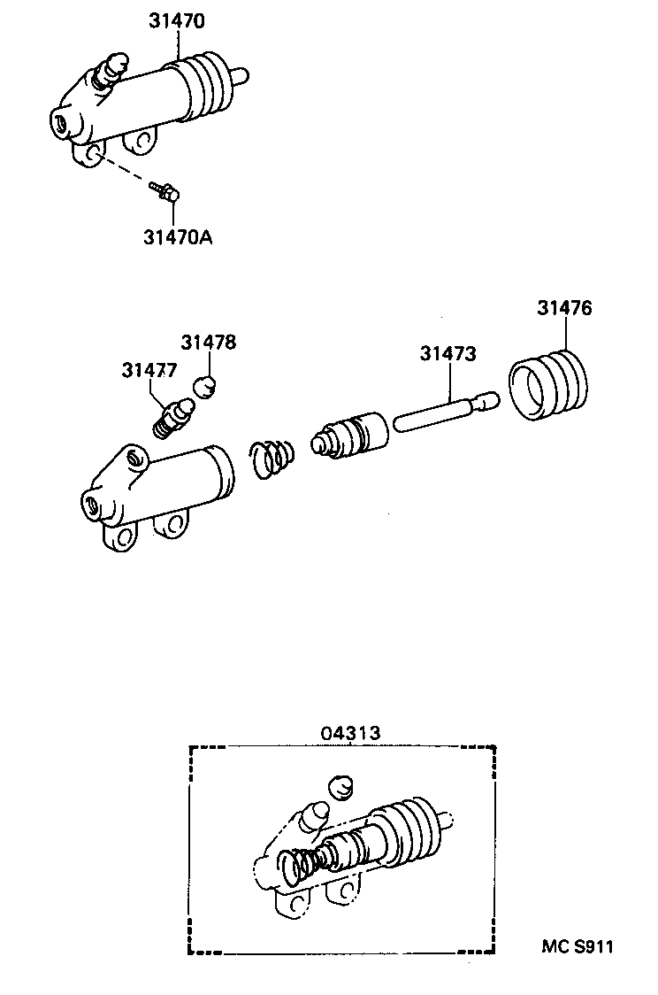31195-37050 PLATE, CLUTCH DISC WEAR INDICATOR product image