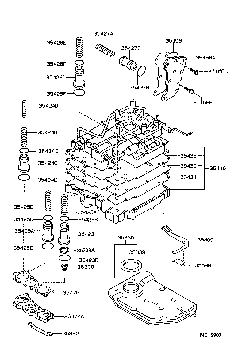 35285-12010 PLATE, SOLENOID LOCK product image