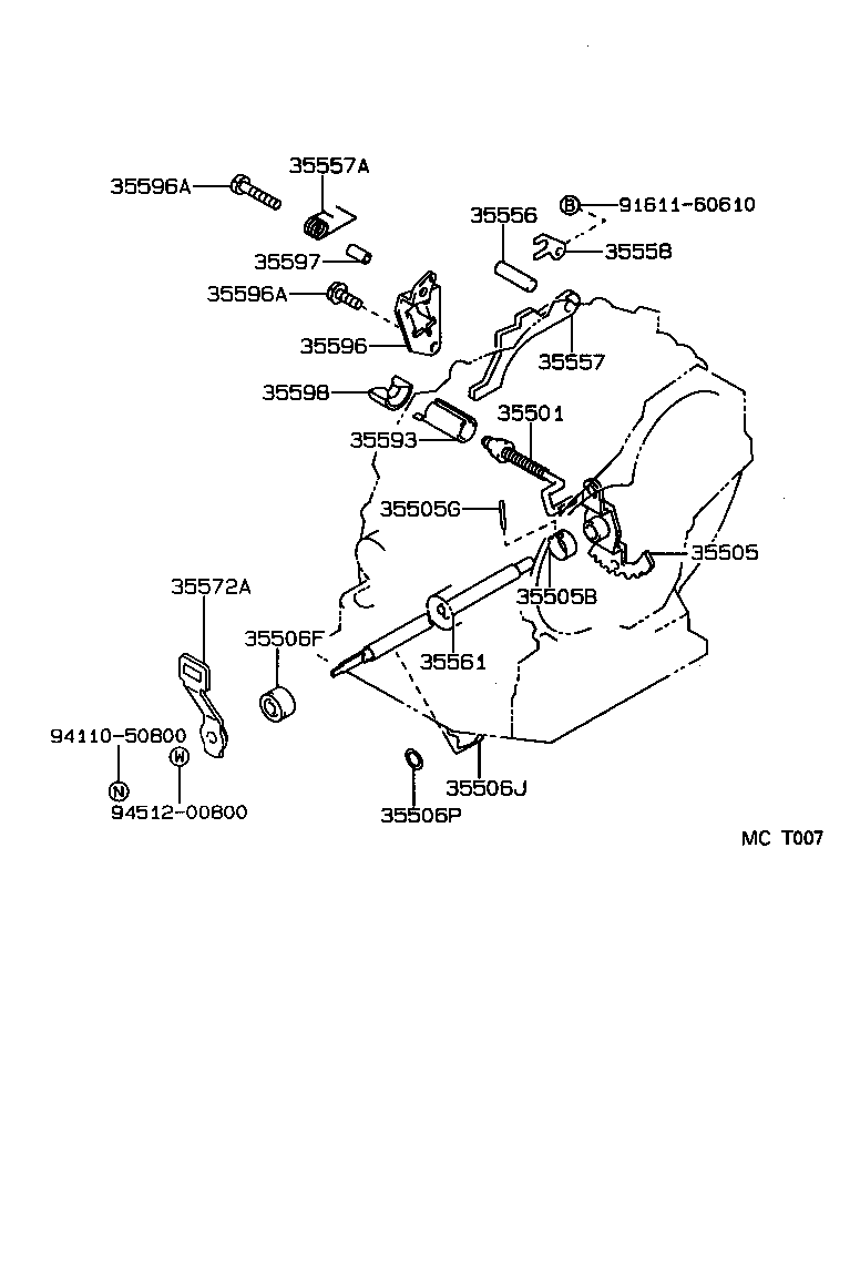 35520-12470 CABLE ASSY, THROTTLE product image