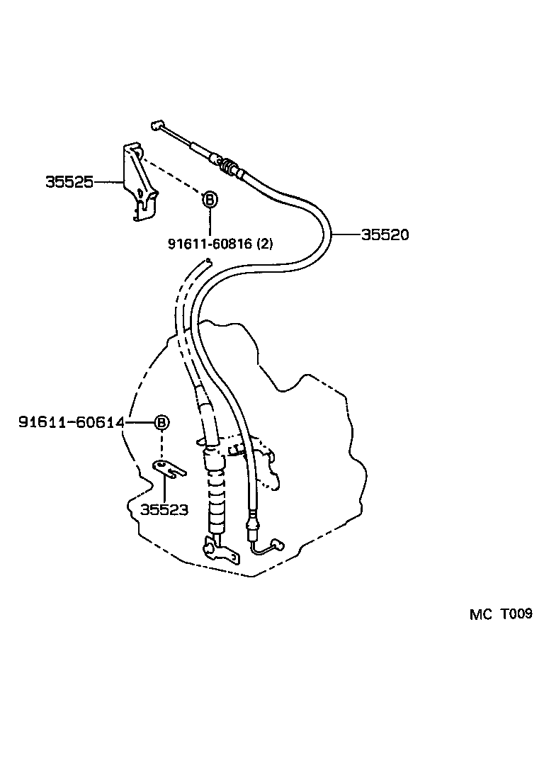 35520-12430 CABLE ASSY, THROTTLE product image