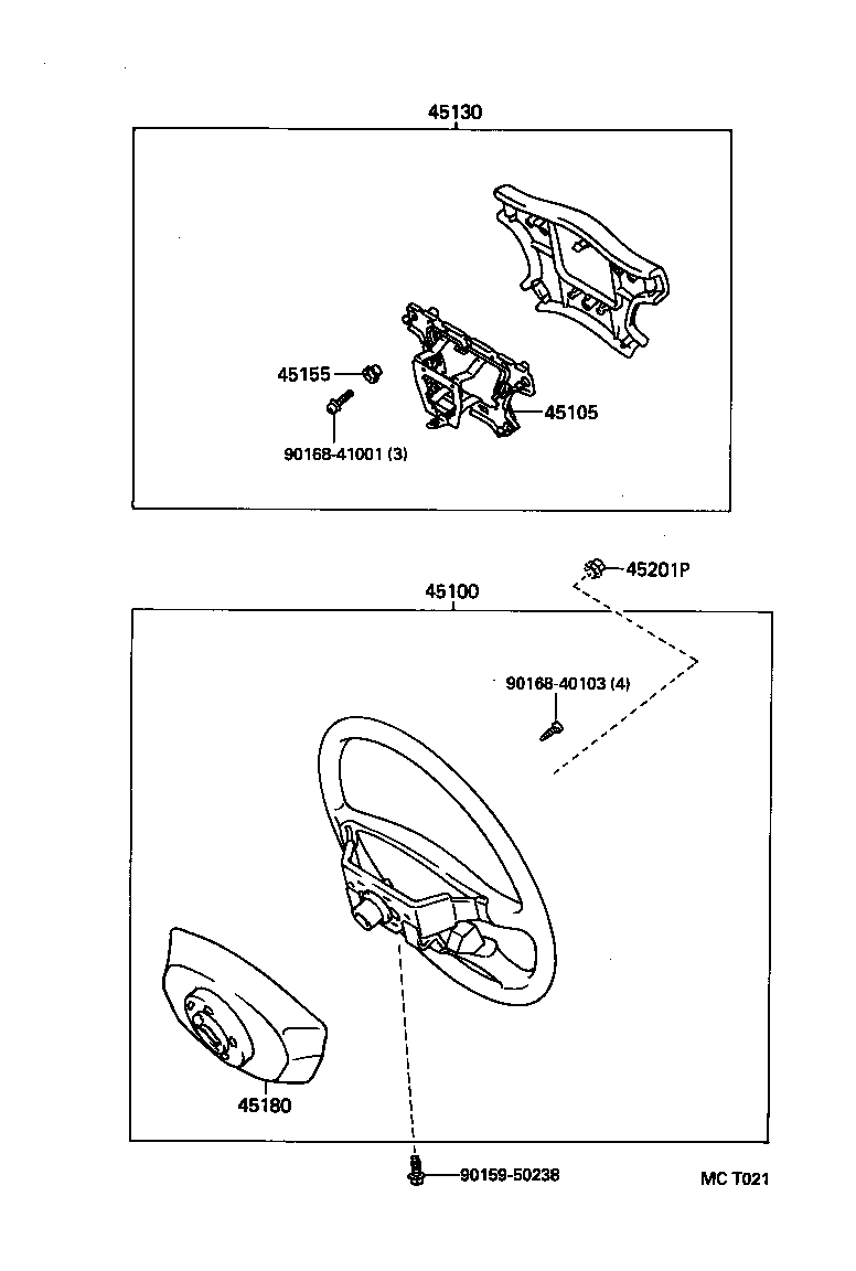 45107-12010 WIRE SUB-ASSY, HORN BUTTON product image