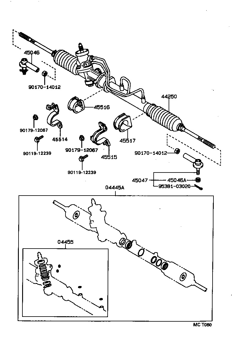 45046-09130 END SUB-ASSY, TIE ROD, RH product image