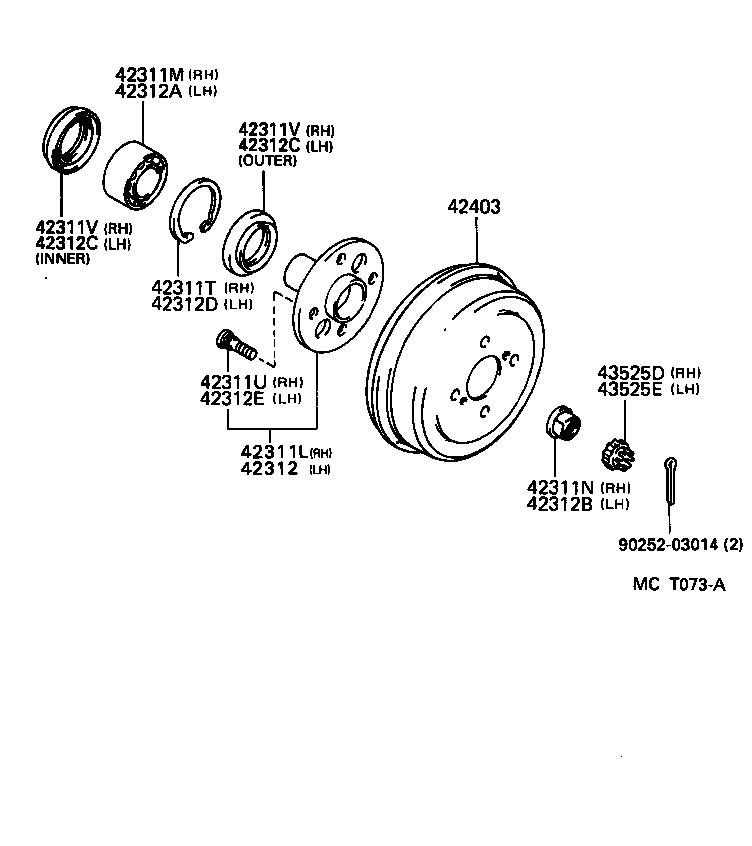 42340-12061 SHAFT ASSY, REAR DRIVE product image