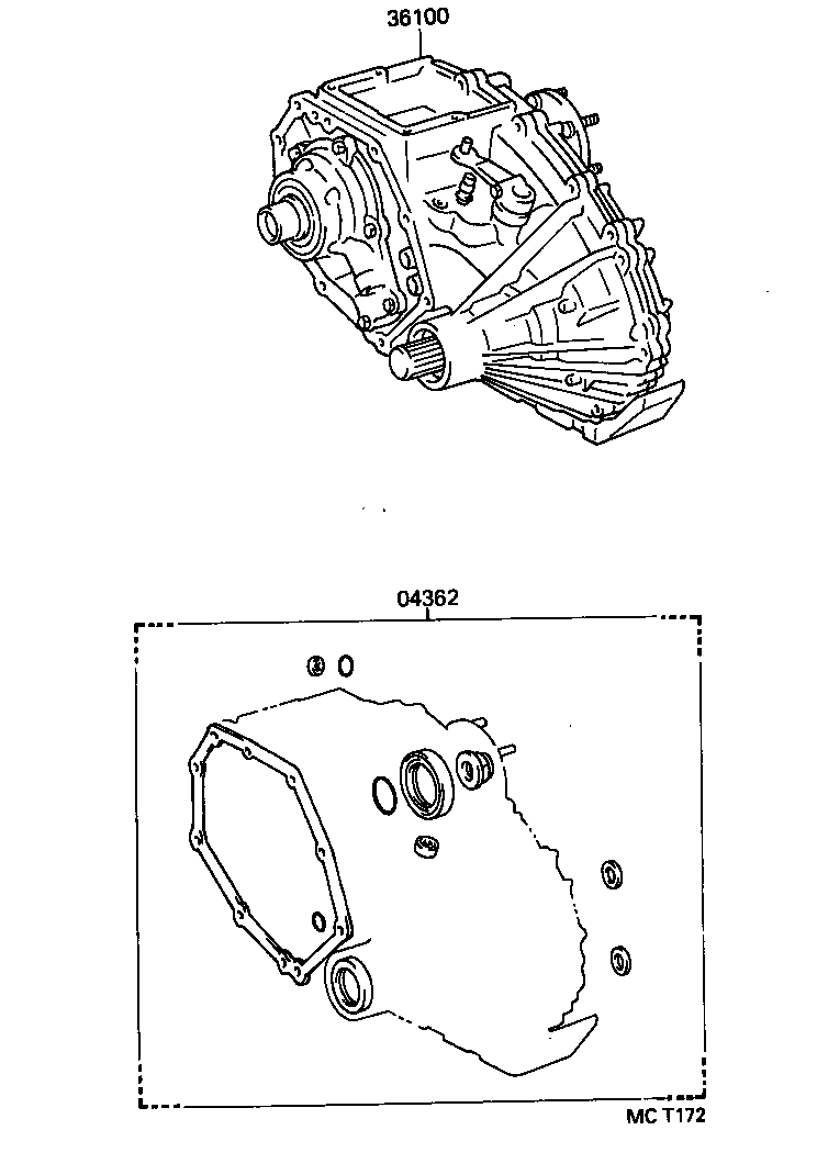 36100-25020 TRANSFER ASSY product image