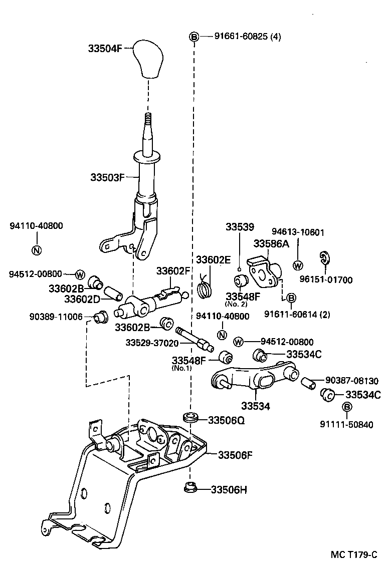 33820-37460 CABLE TRANSMISSION CONTROL SHIFT (FOR FLOOR SHIFT) product image