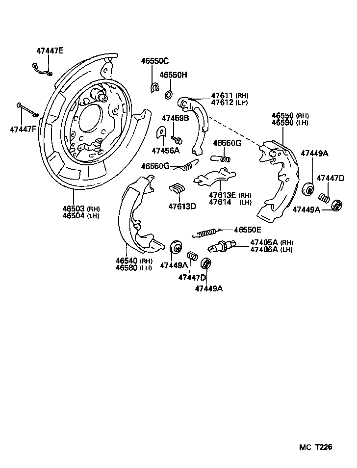 46325-07010 SLEEVE, PARKING BRAKE CABLE product image