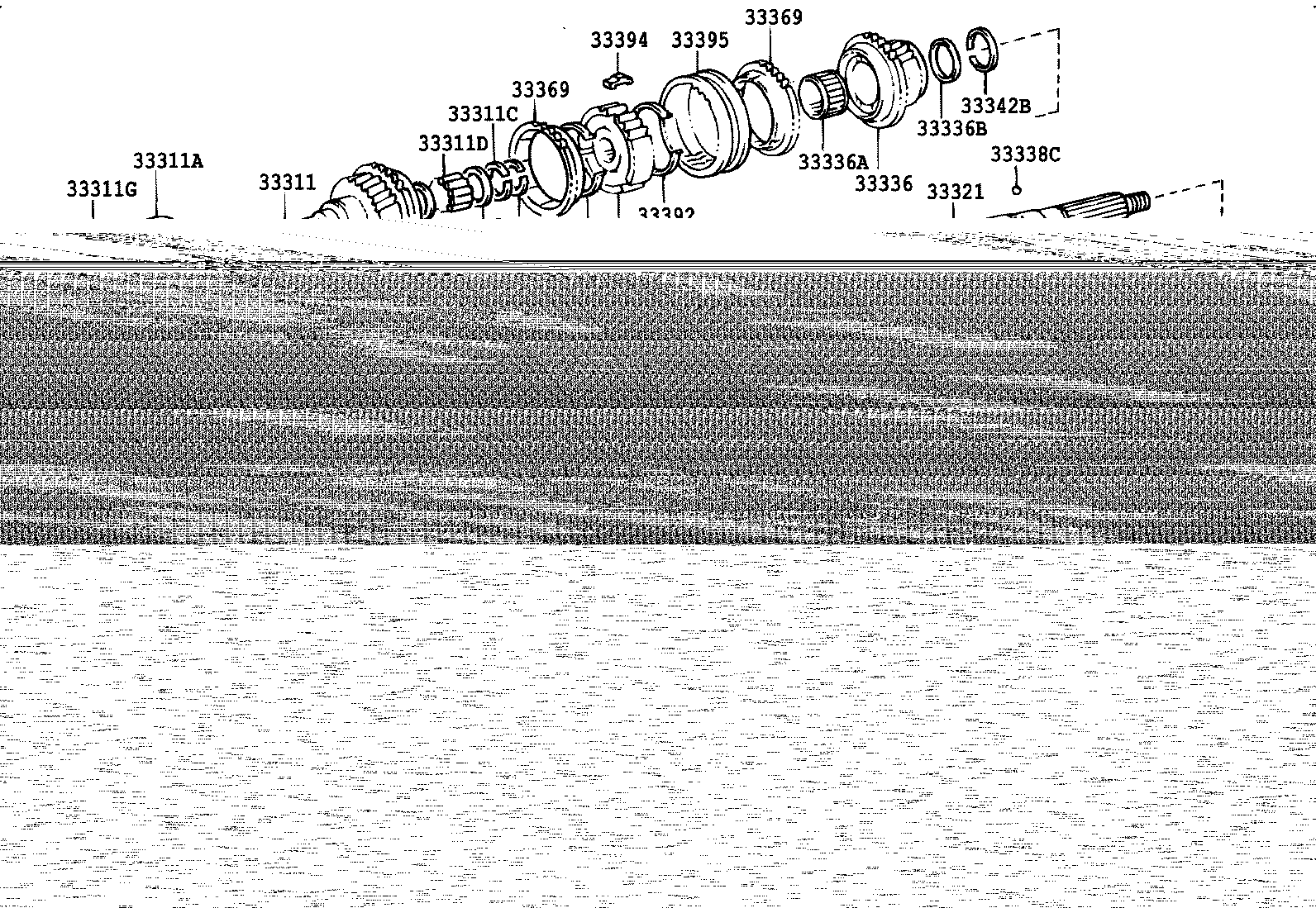 33034-36080 GEAR, 3RD product image