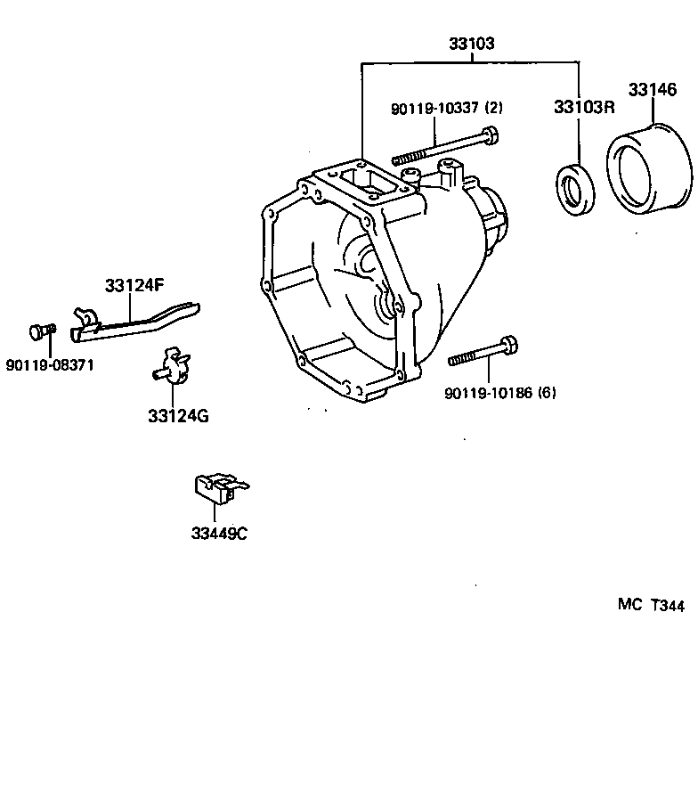 36117-26030 ADAPTER SUB-ASSY, TRANSFER product image