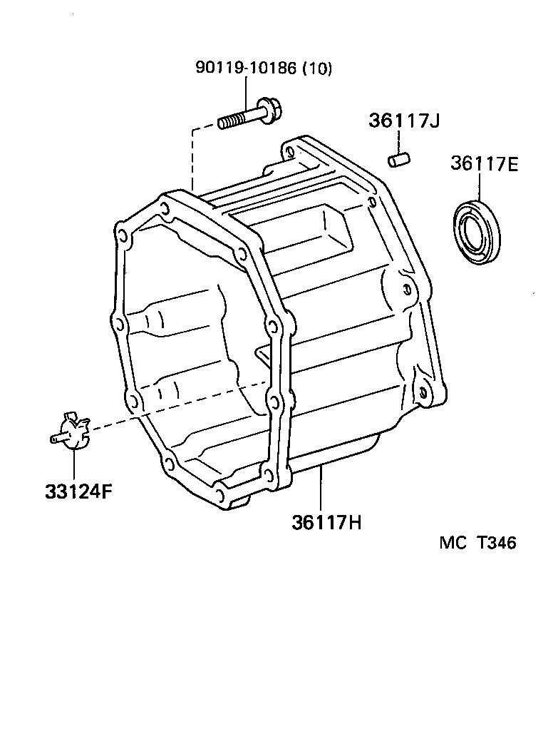 36117-26030 ADAPTER SUB-ASSY, TRANSFER product image