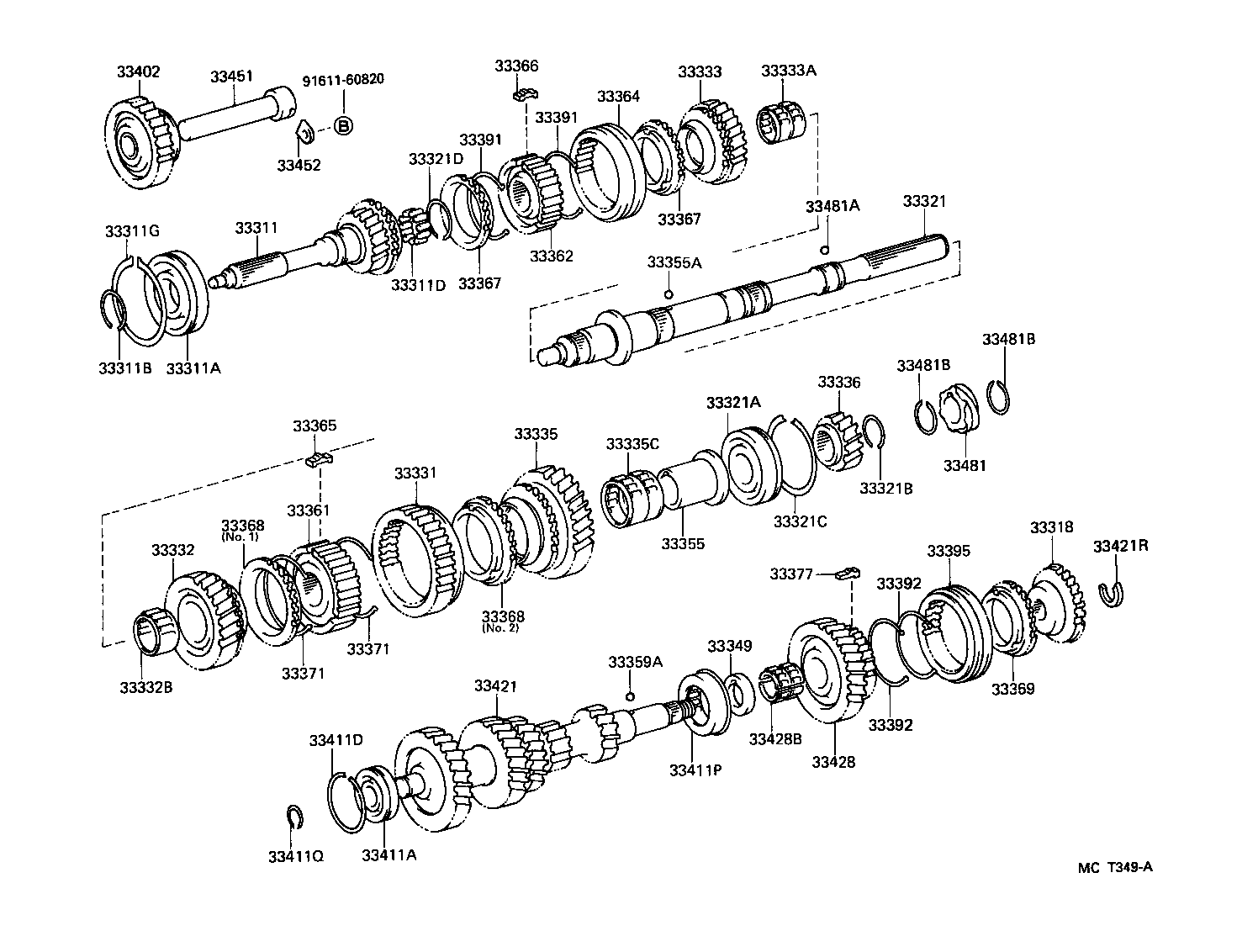 33331-0W010 GEAR, REVERSE product image
