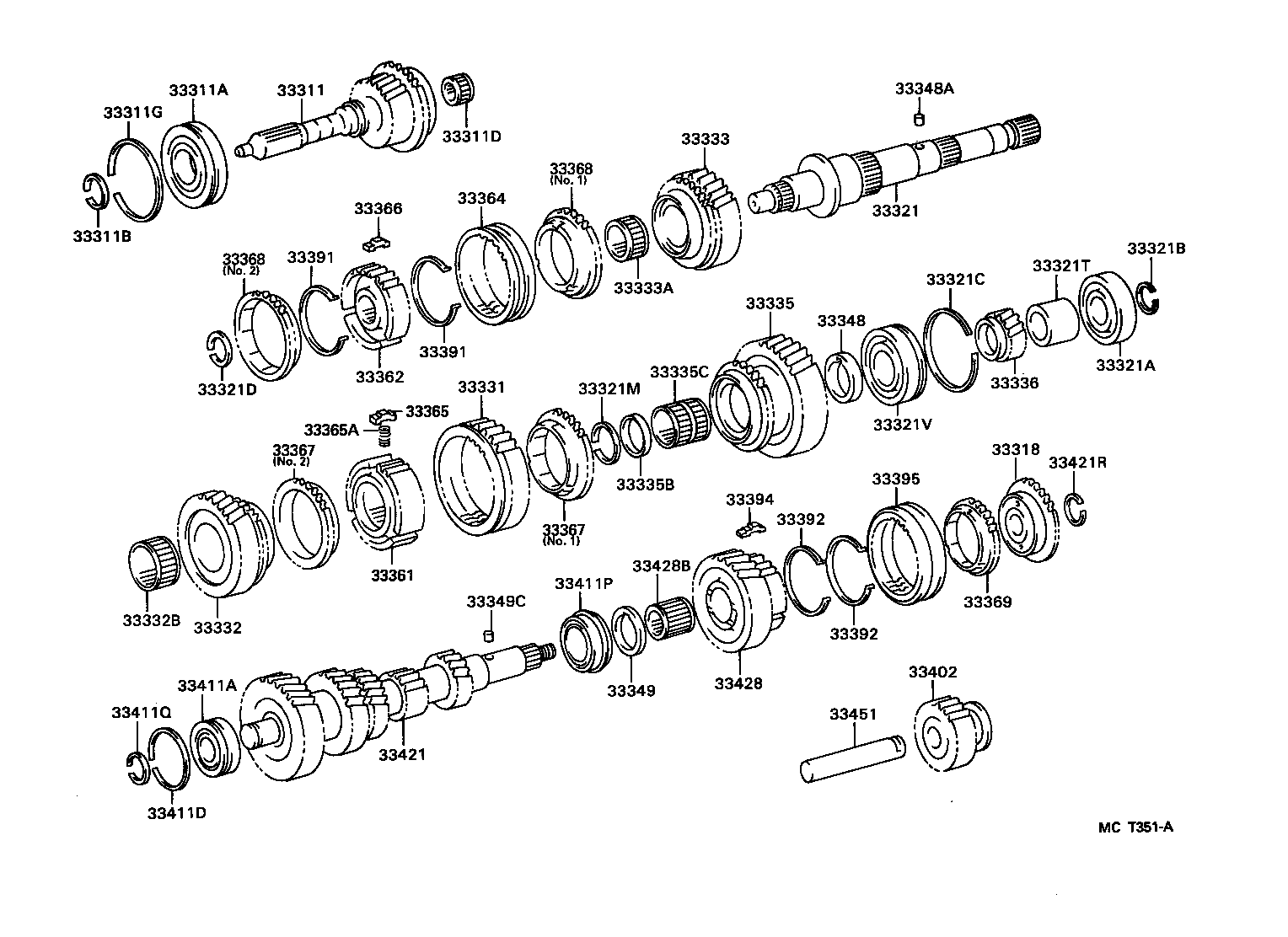 33301-37240 SHAFT, INPUT product image