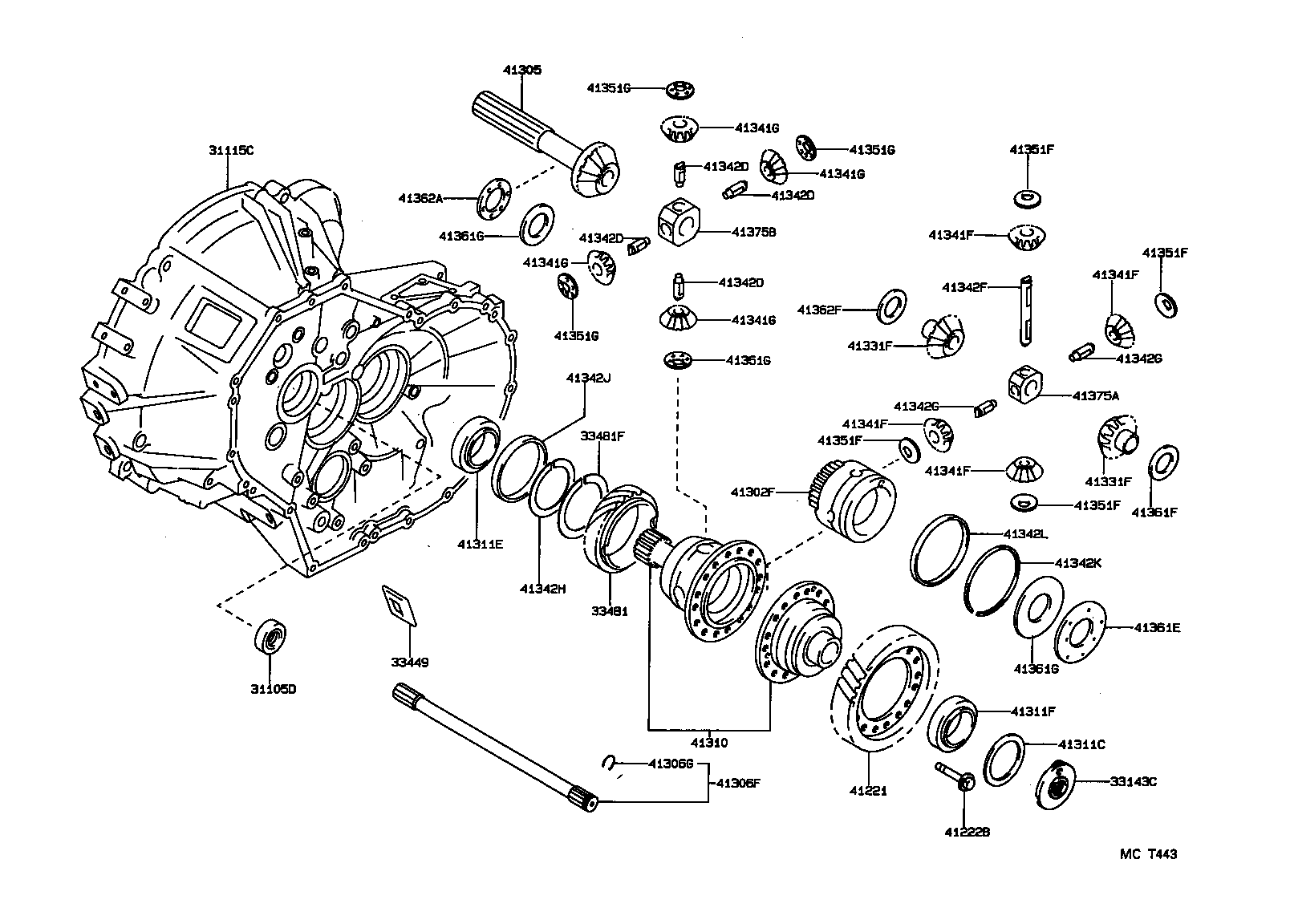 31116-12020 COVER, TRANSAXLE CASE product image