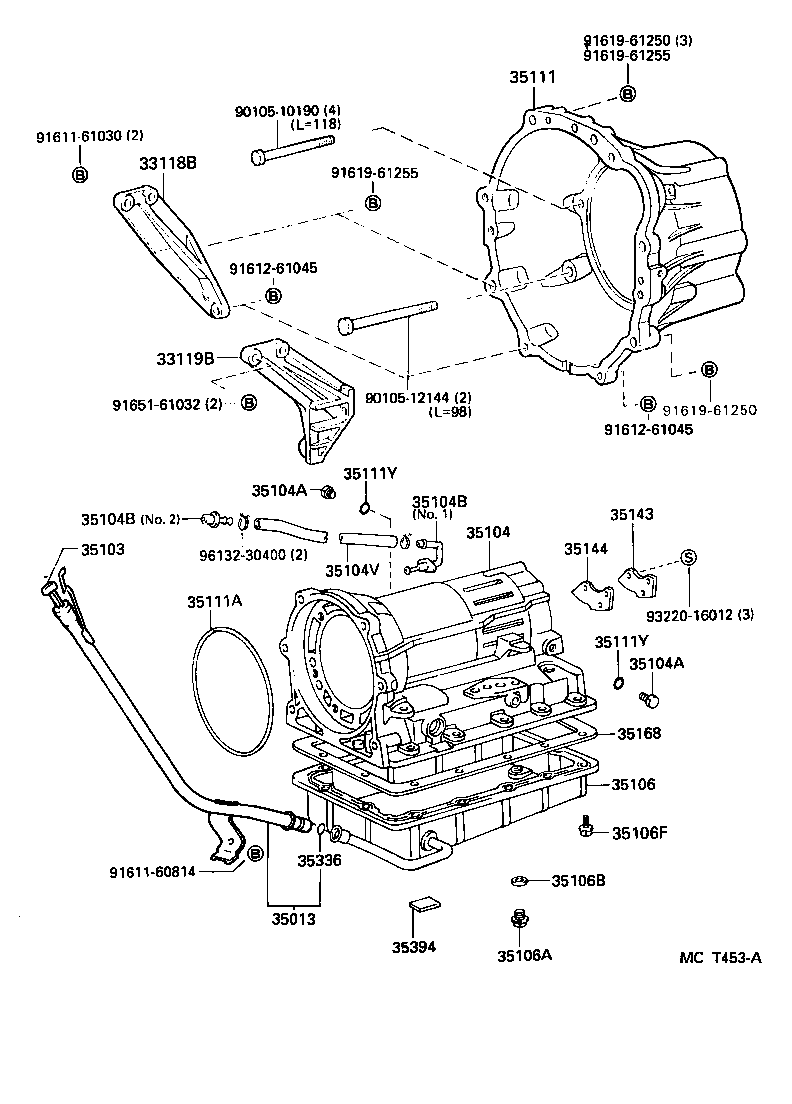 35013-25020 TUBE SUB-ASSY, TRANSMISSION OIL FILLER product image