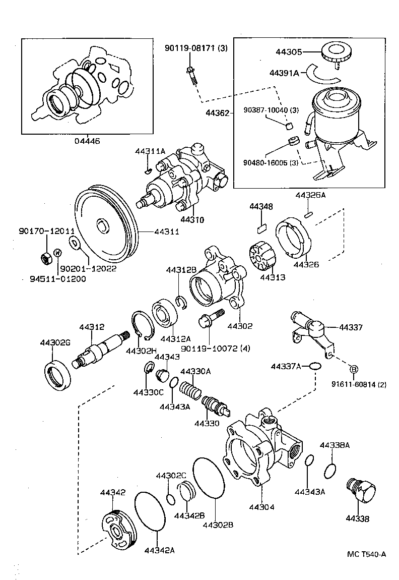 44330-32070 VALVE ASSY, FLOW CONTROL product image