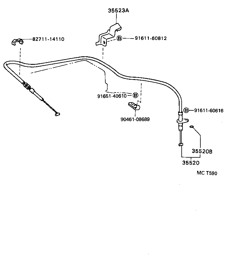 35520-35170 CABLE ASSY, THROTTLE product image