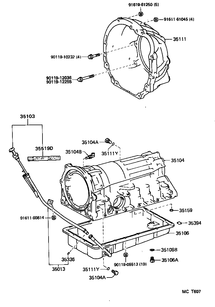 35103-30180 GAGE SUB-ASSY, TRANSMISSION OIL LEVEL product image