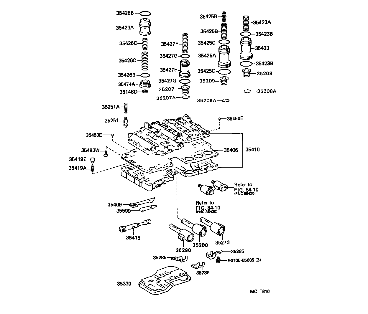 35406-30120 PLATE SUB-ASSY, VALVE BODY product image