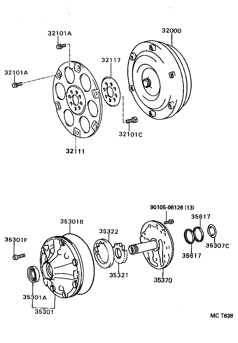 32000-26040 CONVERTER ASSY, TORQUE product image