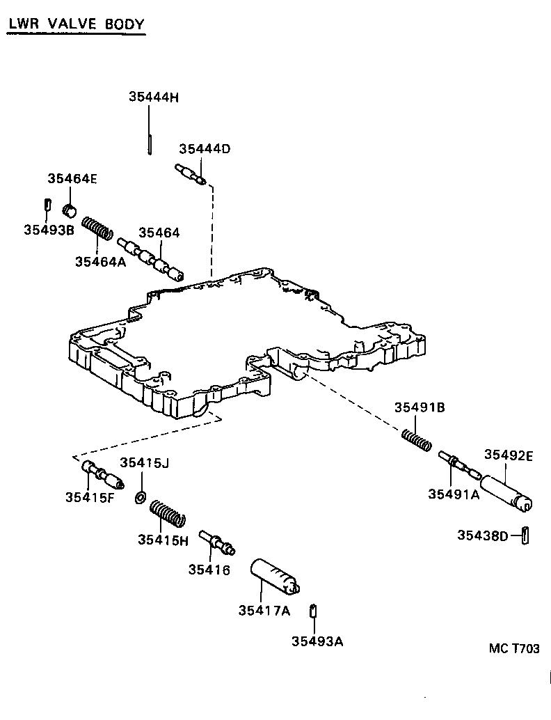 35410-26580 BODY ASSY, TRANSMISSION VALVE product image