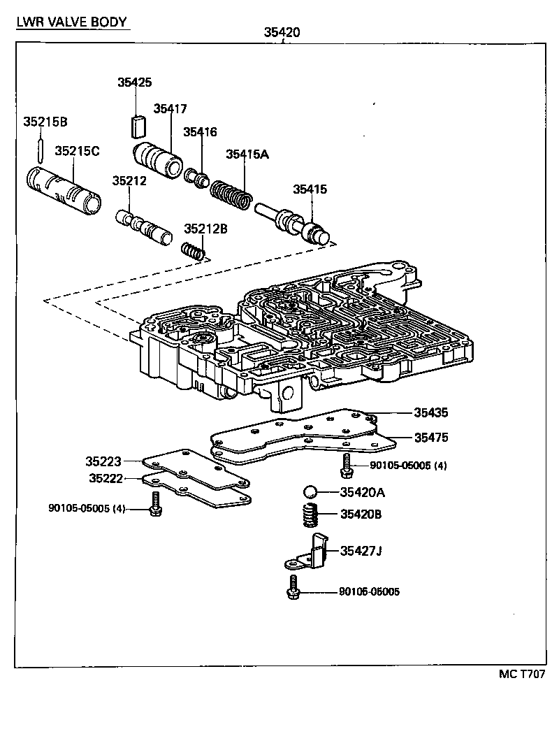 35410-26580 BODY ASSY, TRANSMISSION VALVE product image
