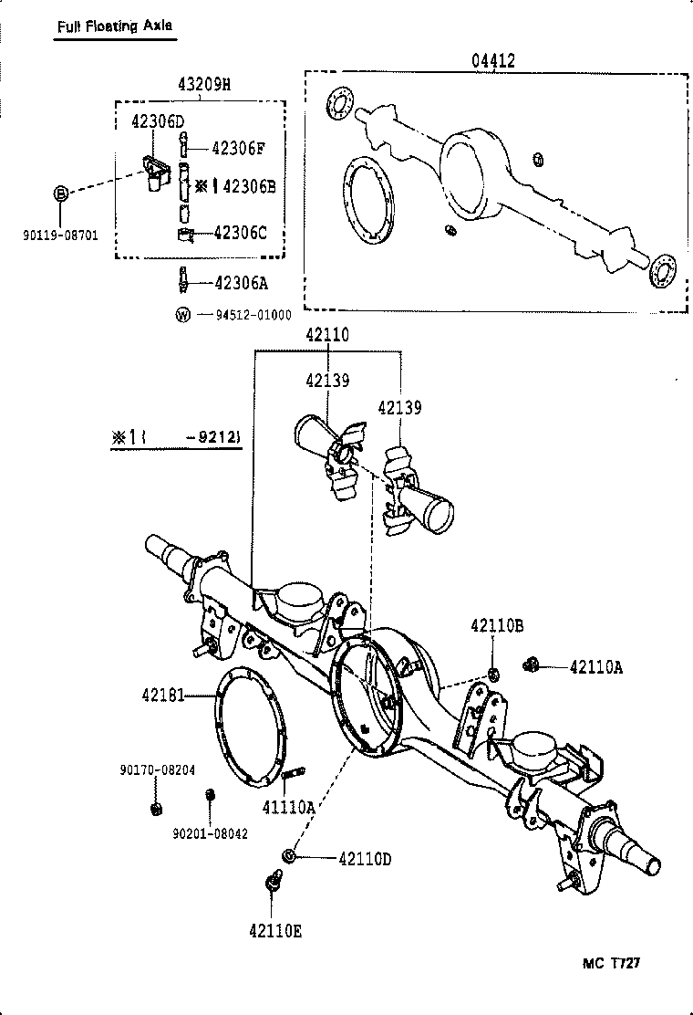 41201-69255 FINAL GEAR KIT, DIFFERENTIAL, REAR product image