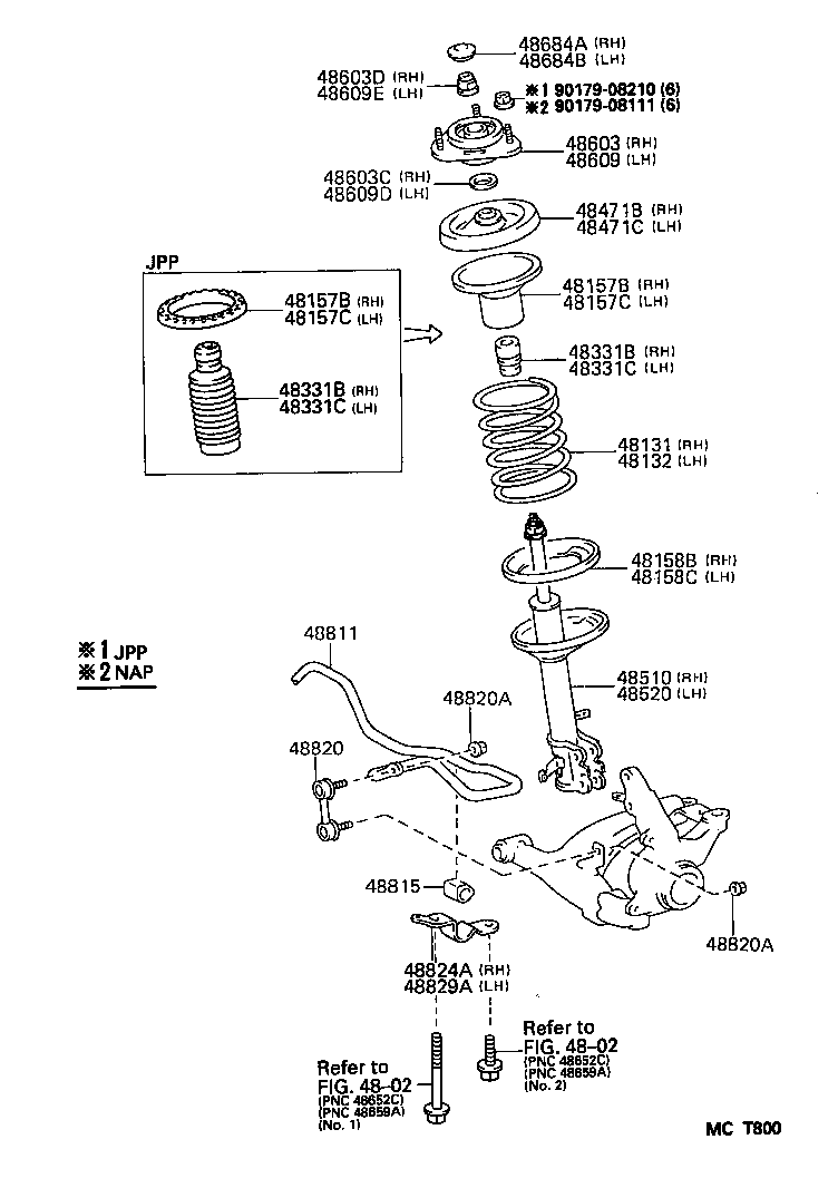 48131-1L320 SPRING, FRONT COIL, RH product image