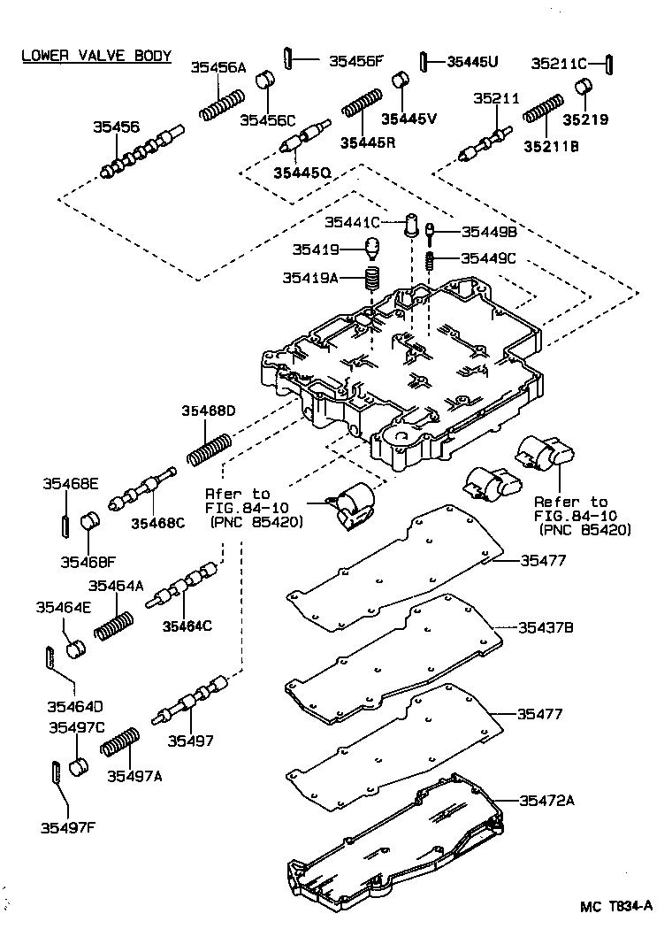 35432-12230 PLATE, VALVE BODY, NO.1 product image
