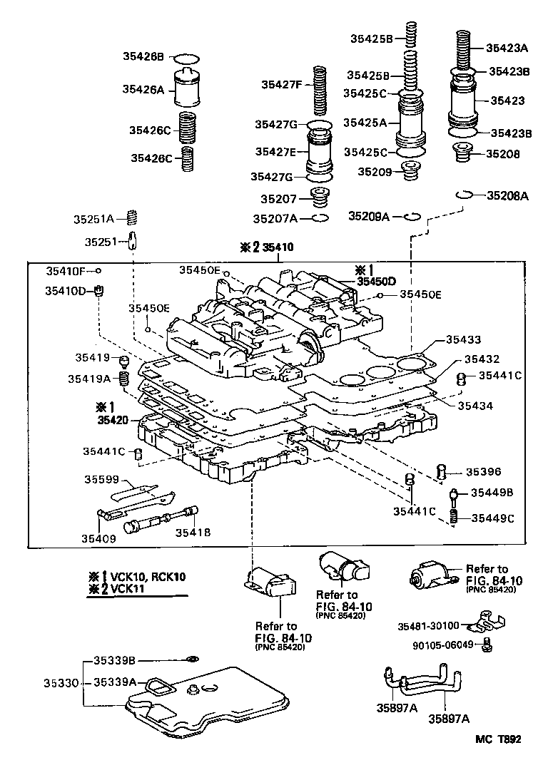 35432-34040 PLATE, VALVE BODY, NO.1 product image