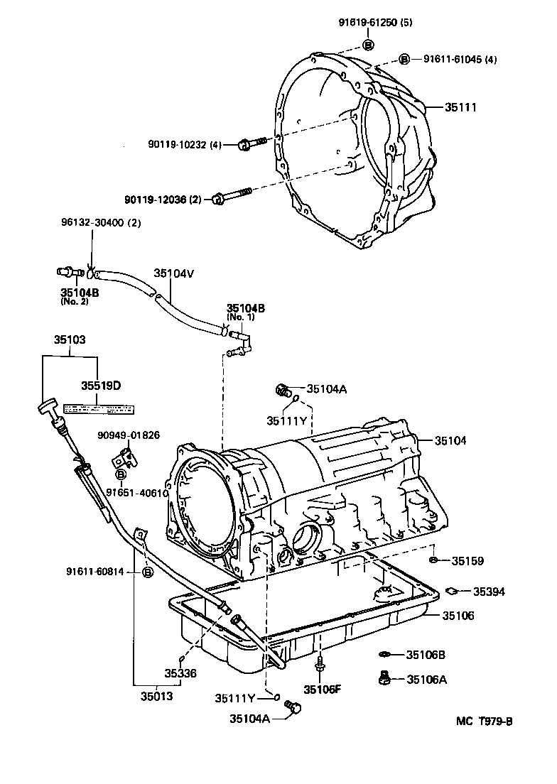 35103-30420 GAGE SUB-ASSY, TRANSMISSION OIL LEVEL product image