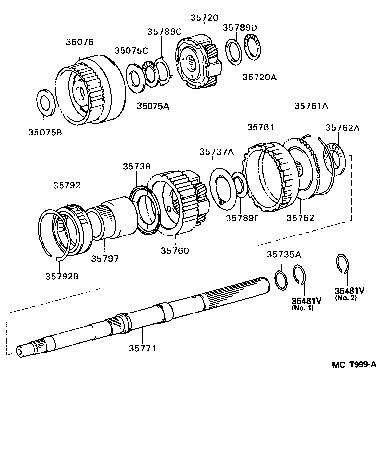 33481-26060 GEAR, SPEEDOMETER DRIVE (ATM) product image