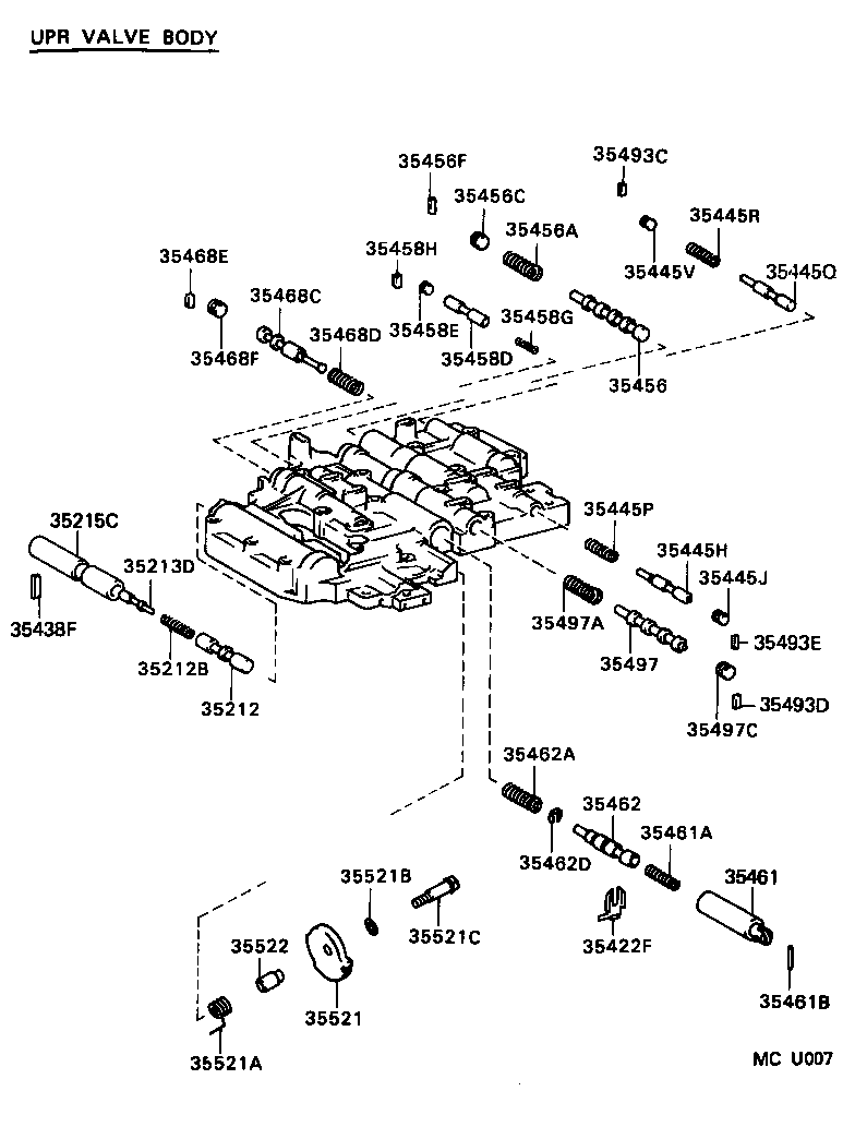 90501-22033 SPRING, COMPRESSION (FOR B-2 ACCUMULATOR PISTON) product image