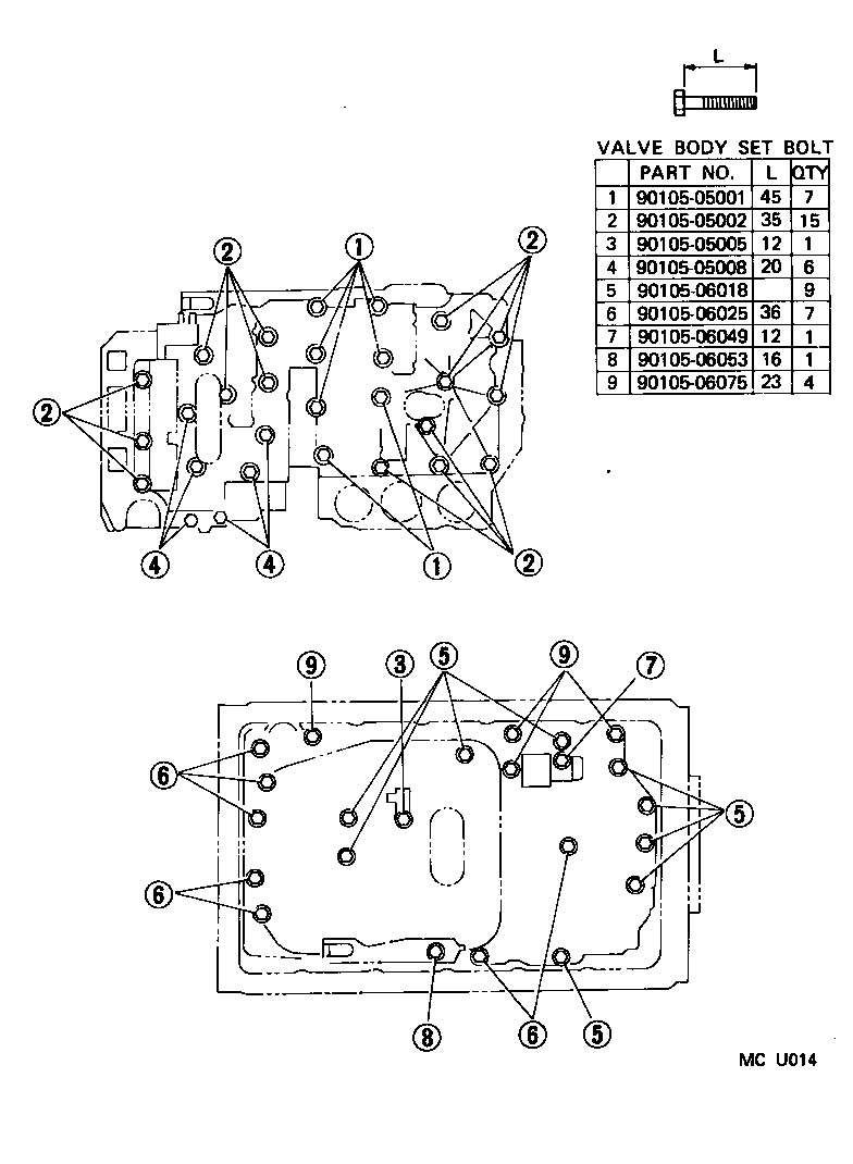 90501-22033 SPRING, COMPRESSION (FOR B-2 ACCUMULATOR PISTON) product image