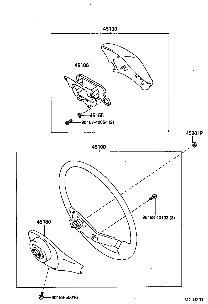 45100-26330-E2 WHEEL ASSY, STEERING product image