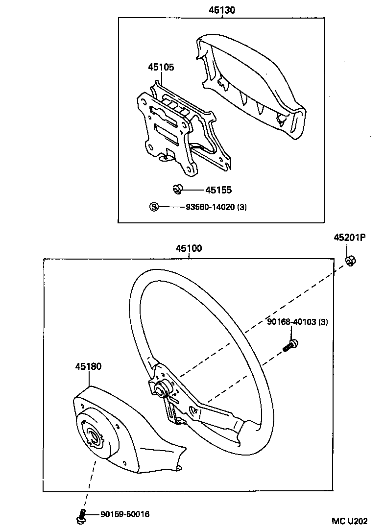 45107-26020 WIRE SUB-ASSY, HORN BUTTON product image