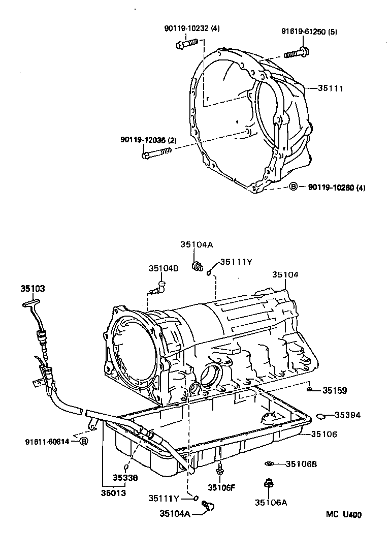 35103-30420 GAGE SUB-ASSY, TRANSMISSION OIL LEVEL product image