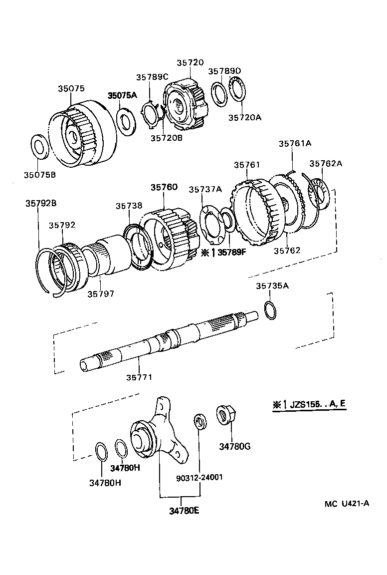 33481-26060 GEAR, SPEEDOMETER DRIVE (ATM) product image