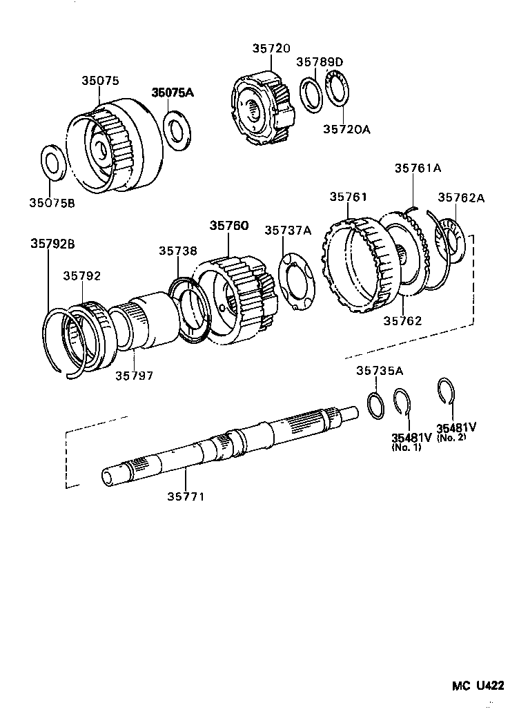 33481-26060 GEAR, SPEEDOMETER DRIVE (ATM) product image