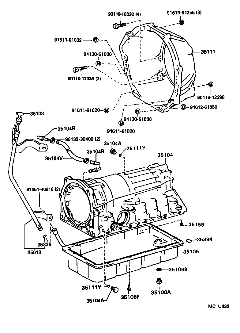 35103-34060 GAGE SUB-ASSY, TRANSMISSION OIL LEVEL product image